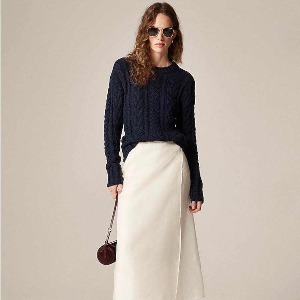 Navy J.Crew Cotton Sweater